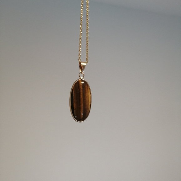 Necklace tiger eye - Picture 2 of 2